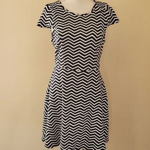 Speechless chevron skater dress size 13